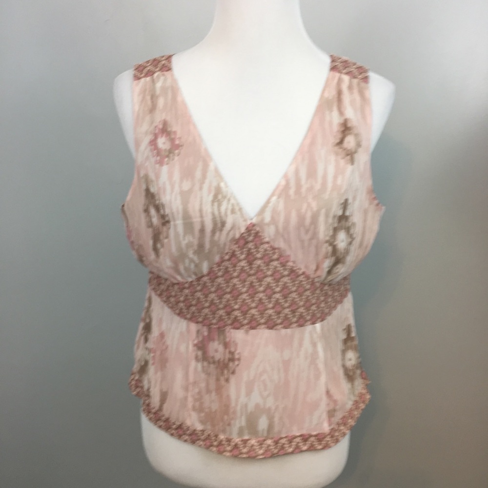 ****Sold****    Jones Wear Sleeveless Lined Blouse 14 Petite